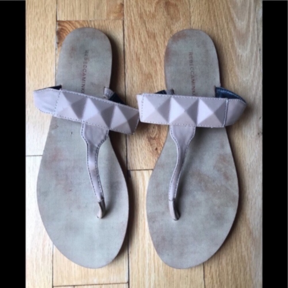 Rebecca Minkoff Eloise leather thong sandals